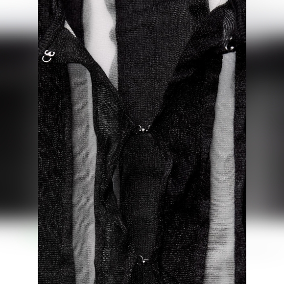 NWT ZARA ORGANZA KNIT CARDIGAN - Picture 8 of 8